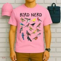 Bird Nerd Different Kinds Of Bird Gift Cute Bird Gift T-Shirt thumb 6