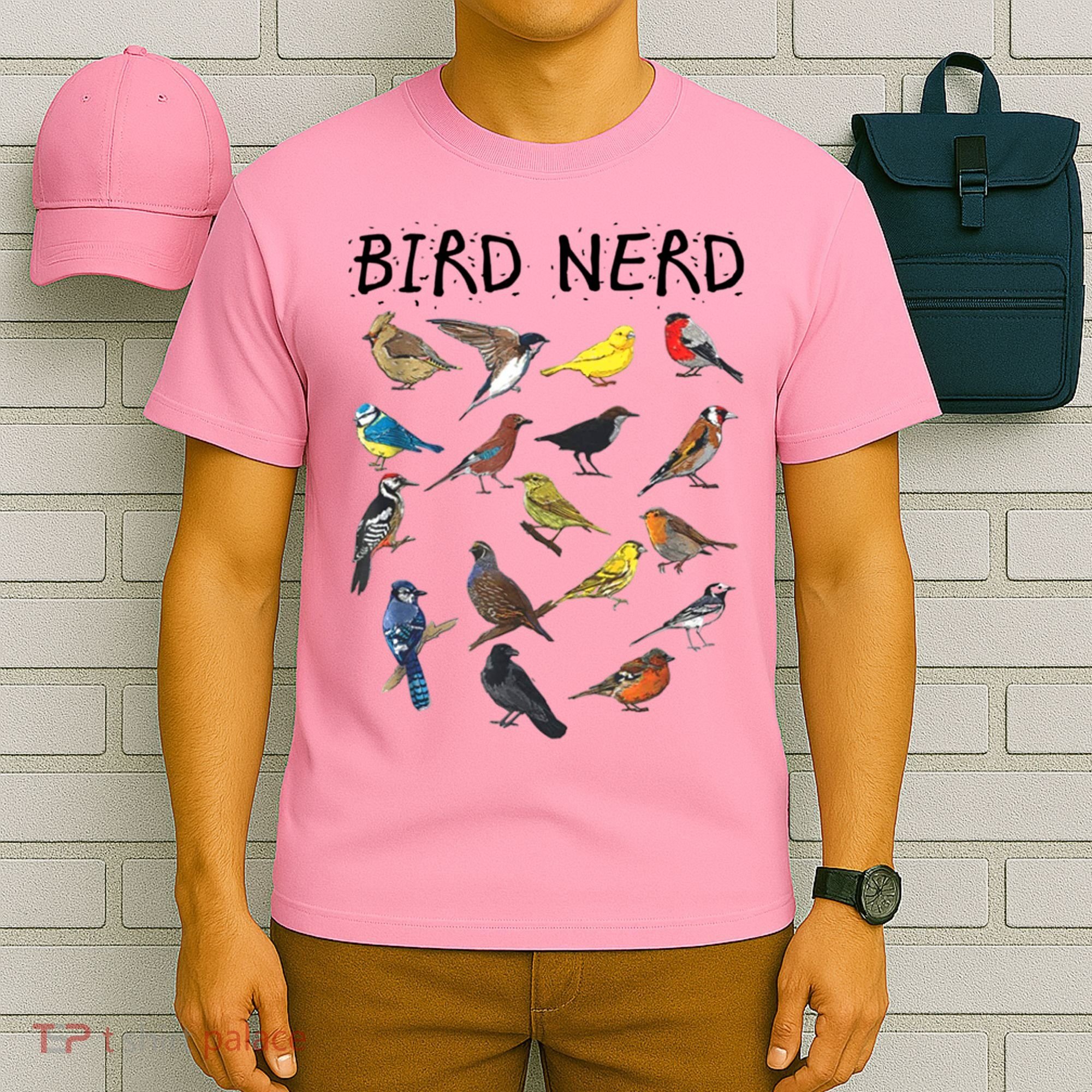 Bird Nerd Different Kinds Of Bird Gift Cute Bird Gift T-Shirt