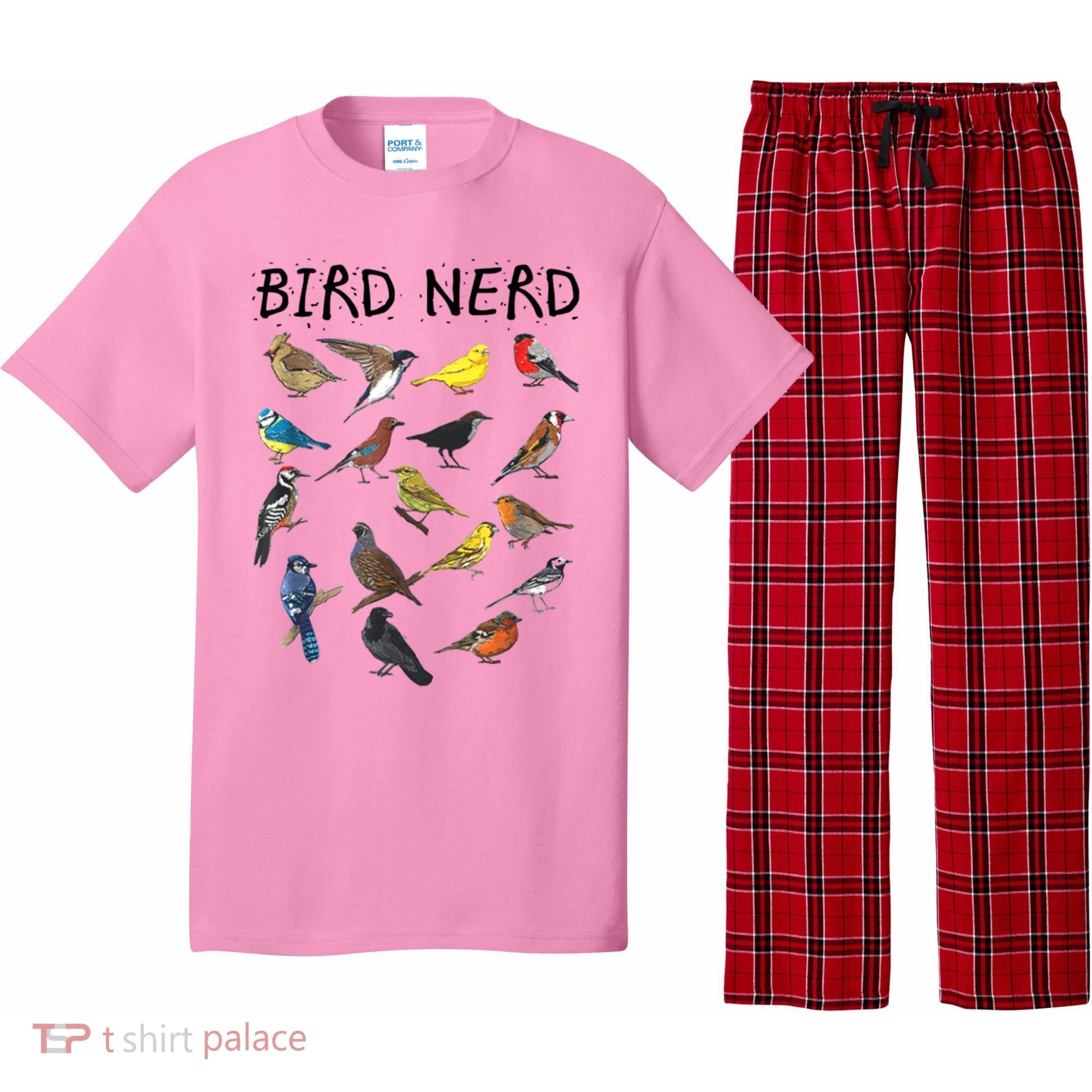 Bird Nerd Different Kinds Of Bird Gift Cute Bird Gift Pajama Set