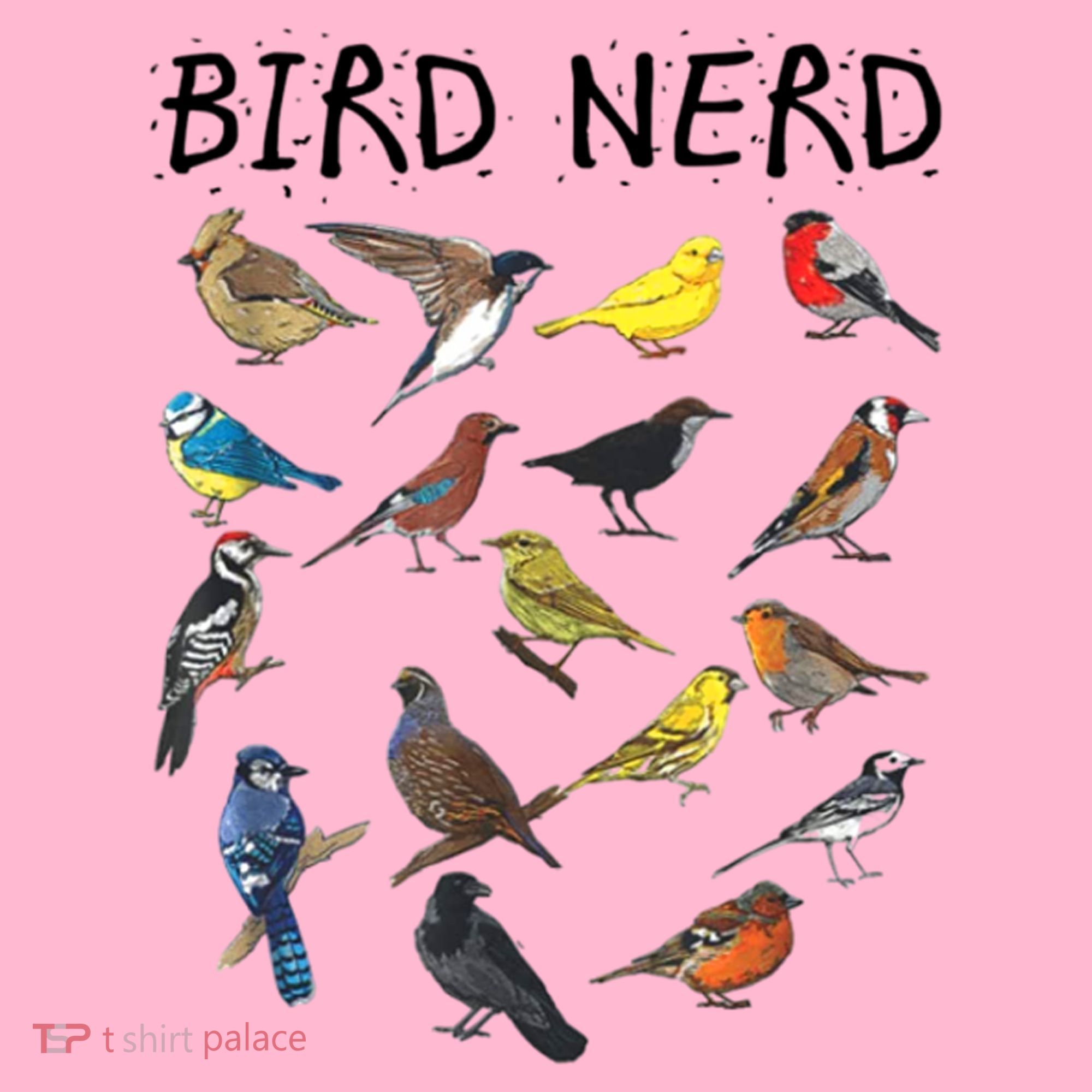 Bird Nerd Different Kinds Of Bird Gift Cute Bird Gift Mousepad