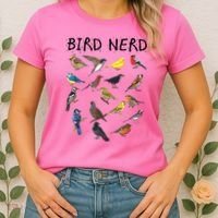 Bird Nerd Different Kinds Of Bird Gift Cute Bird Gift Women's T-Shirt thumb 2