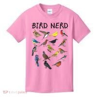 Bird Nerd Different Kinds Of Bird Gift Cute Bird Gift Kids T-Shirt thumb 0