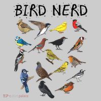 Bird Nerd Different Kinds Of Bird Gift Cute Bird Gift Tie-Dye T-Shirt thumb 2