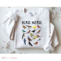 Bird Nerd Different Kinds Of Bird Gift Cute Bird Gift Sweatshirt thumb 2