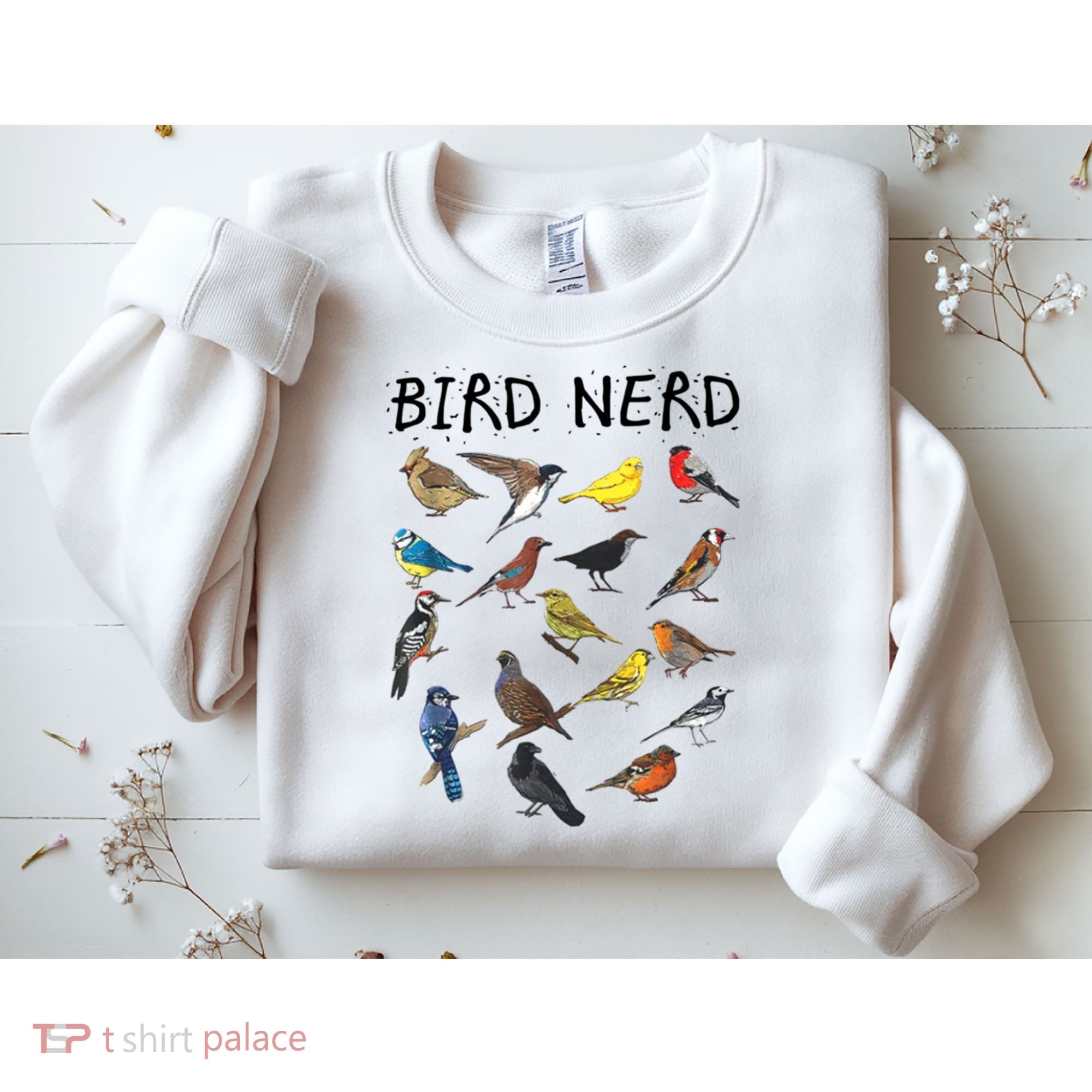 Bird Nerd Different Kinds Of Bird Gift Cute Bird Gift Sweatshirt