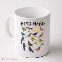 Bird Nerd Different Kinds Of Bird Gift Cute Bird Gift Coffee Mug thumb 0