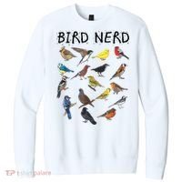 Bird Nerd Different Kinds Of Bird Gift Cute Bird Gift V.I.T. Fleece Crew Sweatshirt thumb 0