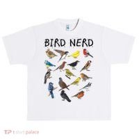 Bird Nerd Different Kinds Of Bird Gift Cute Bird Gift Urban Oversized Heavyweight T-Shirt thumb 0