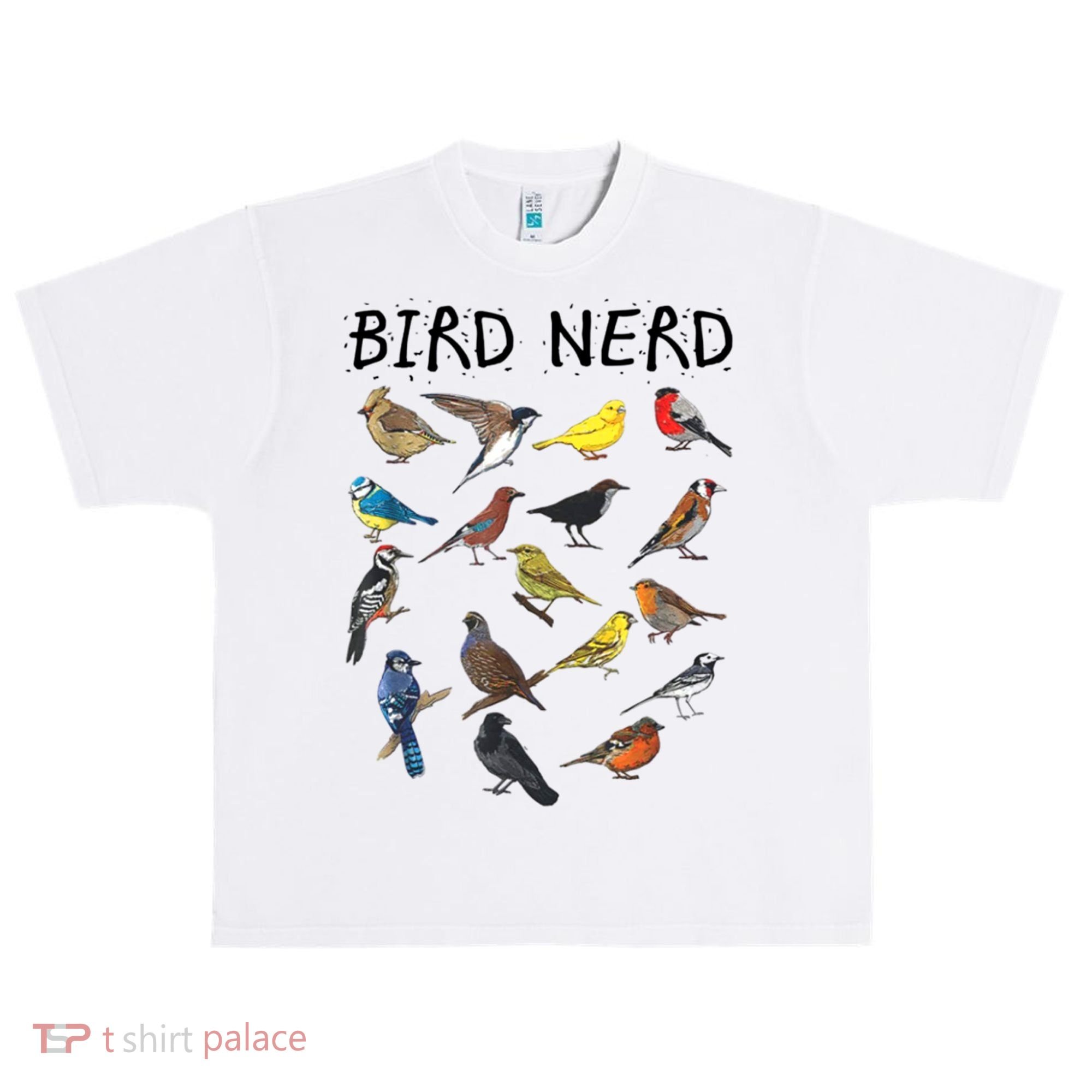 Bird Nerd Different Kinds Of Bird Gift Cute Bird Gift Urban Oversized Heavyweight T-Shirt
