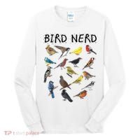 Bird Nerd Different Kinds Of Bird Gift Cute Bird Gift Tall Long Sleeve Shirt thumb 0