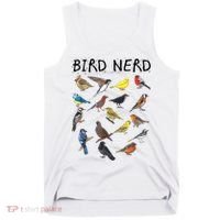 Bird Nerd Different Kinds Of Bird Gift Cute Bird Gift Tank Top thumb 0