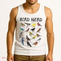 Bird Nerd Different Kinds Of Bird Gift Cute Bird Gift Tank Top thumb 3