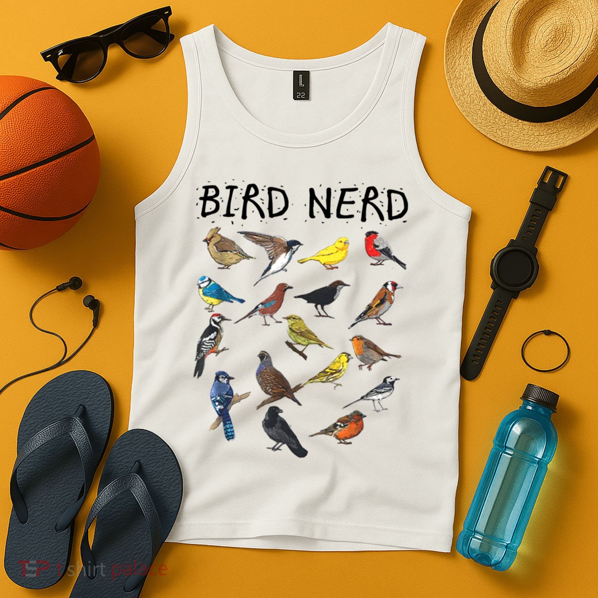 Bird Nerd Different Kinds Of Bird Gift Cute Bird Gift Tank Top