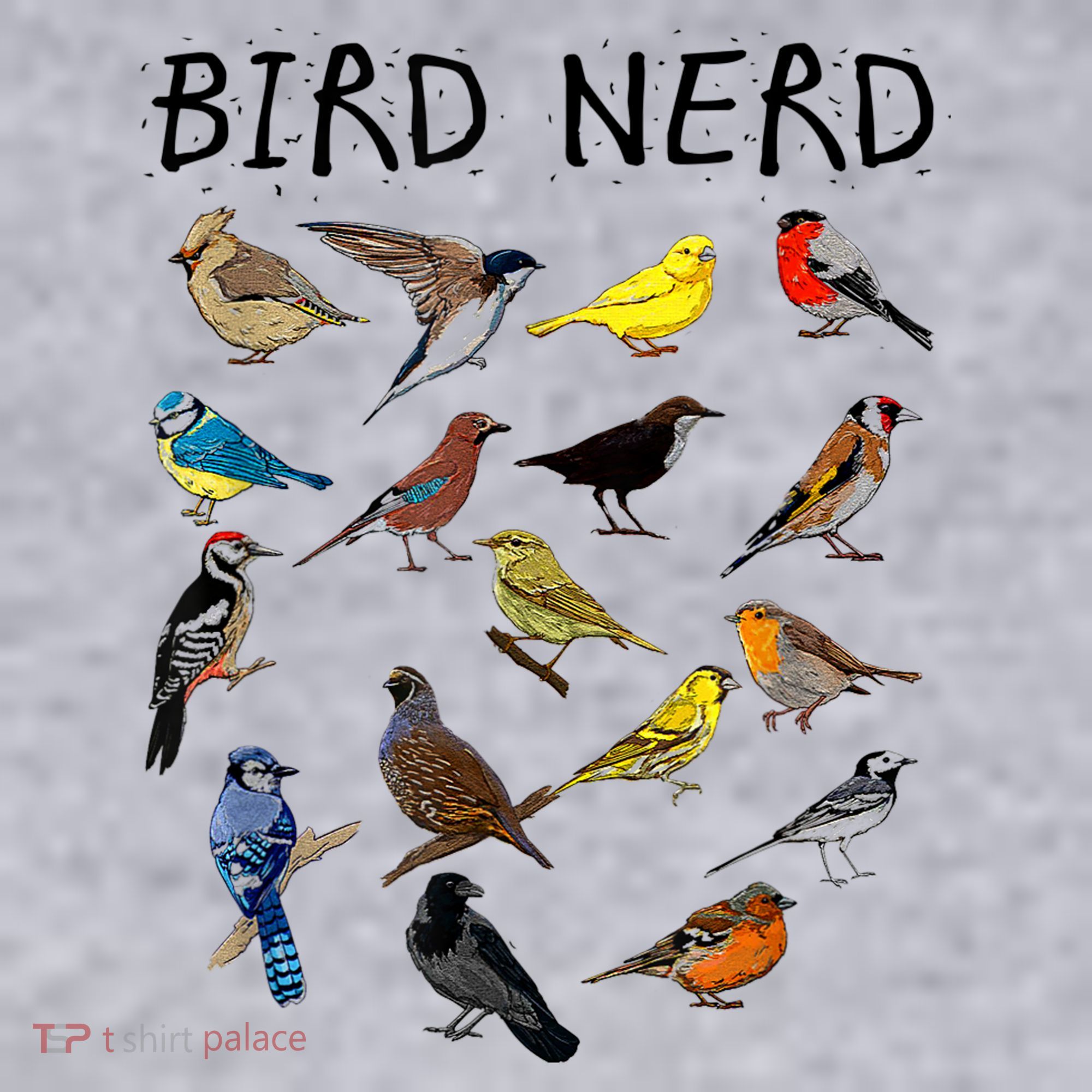 'Bird Nerd Different Kinds Of Bird' Gift Cute Bird Gift Women's Sweatshirt