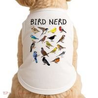 'Bird Nerd Different Kinds Of Bird' Gift Cute Bird Gift Doggie Tank thumb 0