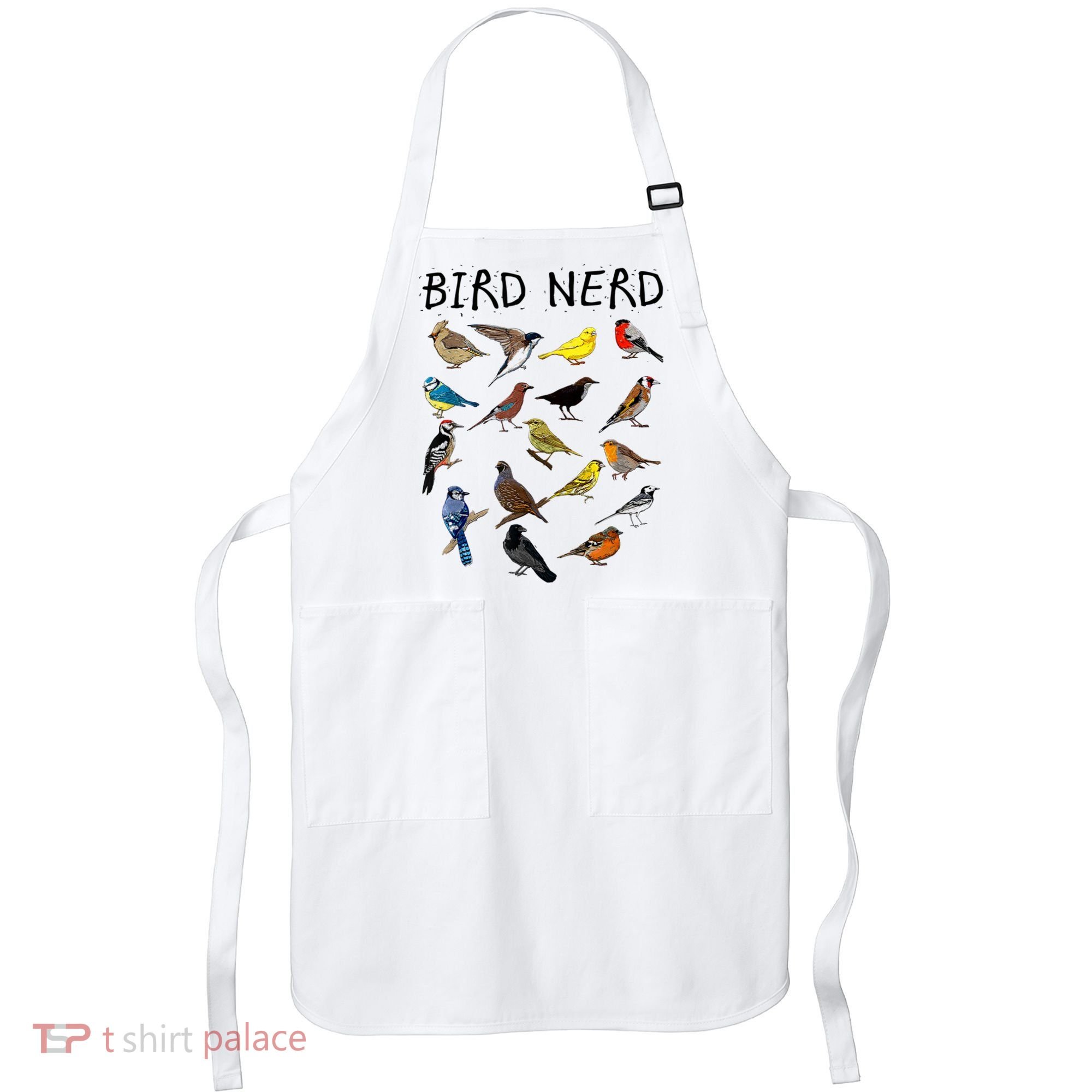 'Bird Nerd Different Kinds Of Bird' Gift Cute Bird Gift Apron