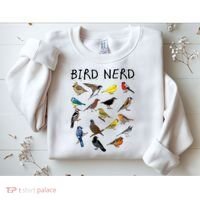 'Bird Nerd Different Kinds Of Bird' Gift Cute Bird Gift Sweatshirt thumb 2