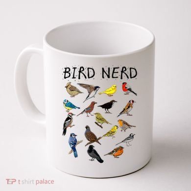 'Bird Nerd Different Kinds Of Bird' Gift Cute Bird Gift Coffee Mug