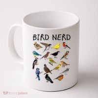 'Bird Nerd Different Kinds Of Bird' Gift Cute Bird Gift Coffee Mug thumb 0