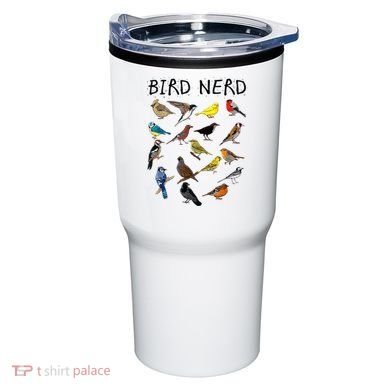 'Bird Nerd Different Kinds Of Bird' Gift Cute Bird Gift Tumbler