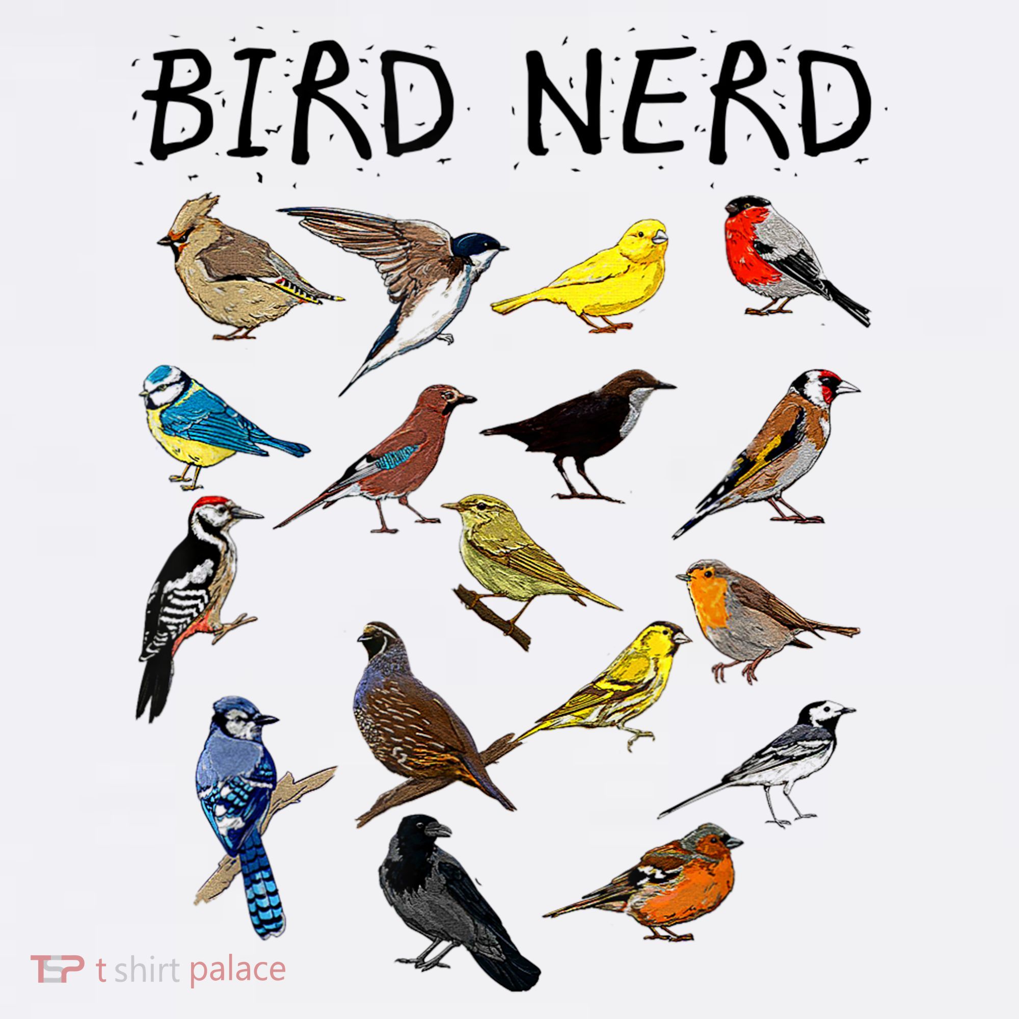 'Bird Nerd Different Kinds Of Bird' Gift Cute Bird Gift Women's Tank Top