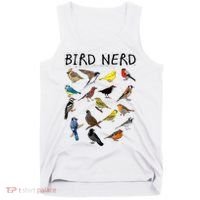 'Bird Nerd Different Kinds Of Bird' Gift Cute Bird Gift Tank Top thumb 0