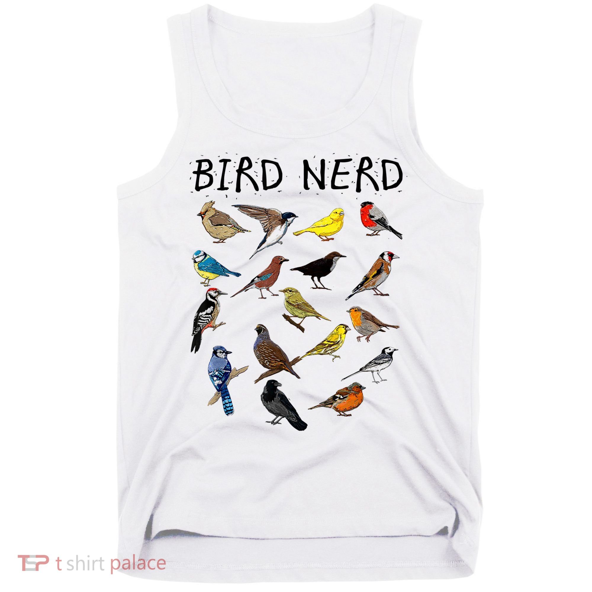 'Bird Nerd Different Kinds Of Bird' Gift Cute Bird Gift Tank Top