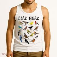 'Bird Nerd Different Kinds Of Bird' Gift Cute Bird Gift Tank Top thumb 3