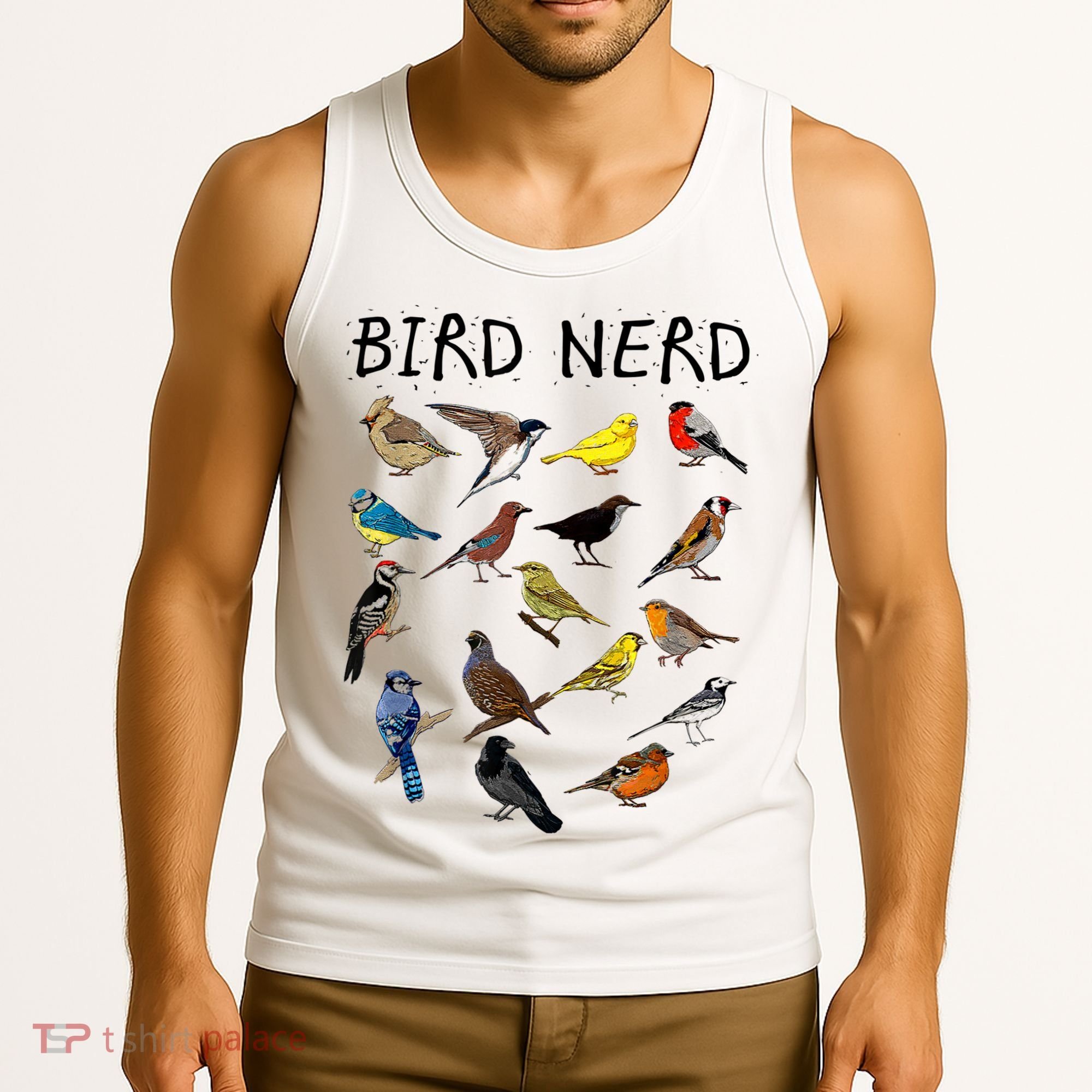 'Bird Nerd Different Kinds Of Bird' Gift Cute Bird Gift Tank Top
