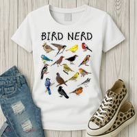 'Bird Nerd Different Kinds Of Bird' Gift Cute Bird Gift Women's T-Shirt thumb 3