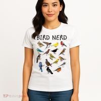 'Bird Nerd Different Kinds Of Bird' Gift Cute Bird Gift Women's T-Shirt thumb 4