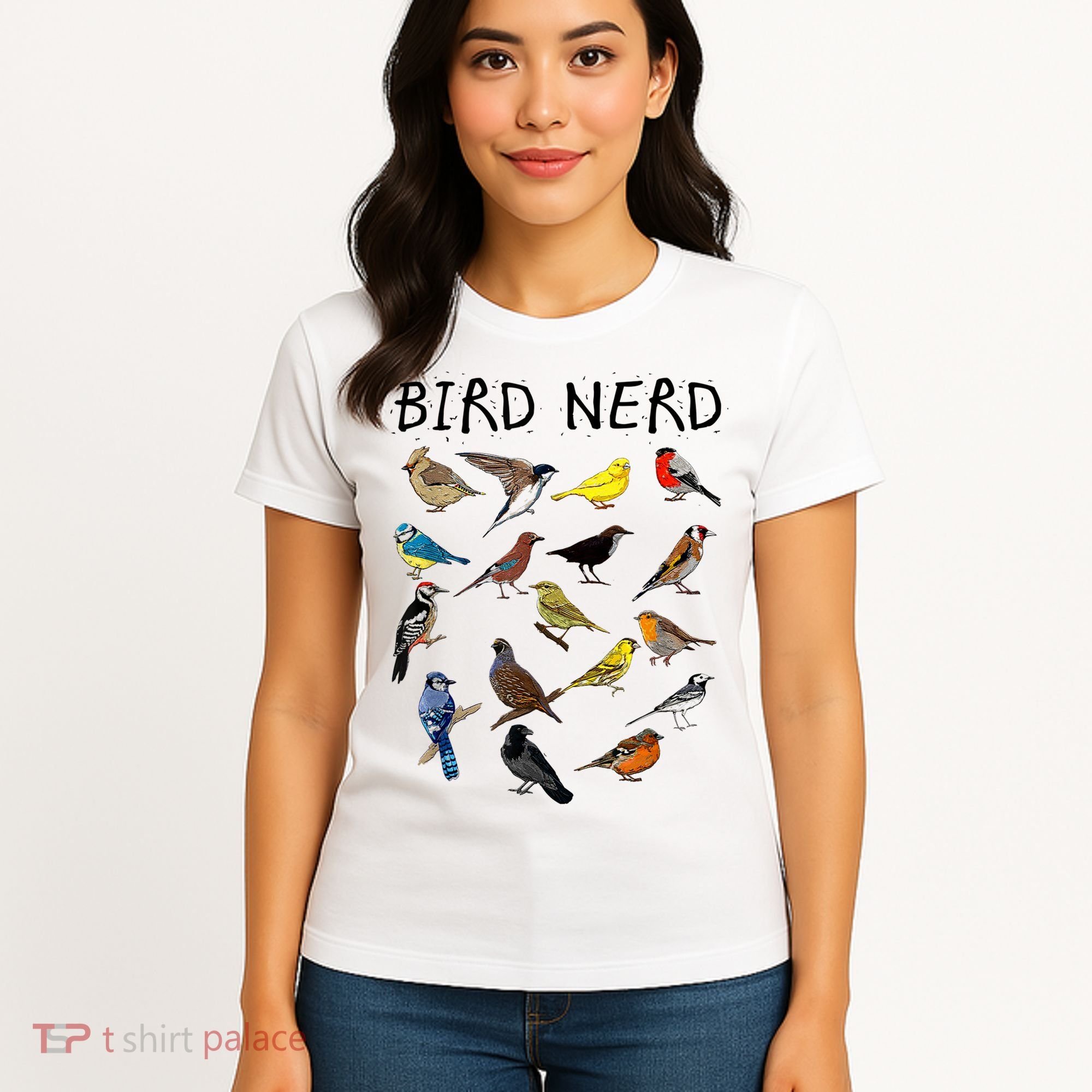 'Bird Nerd Different Kinds Of Bird' Gift Cute Bird Gift Women's T-Shirt