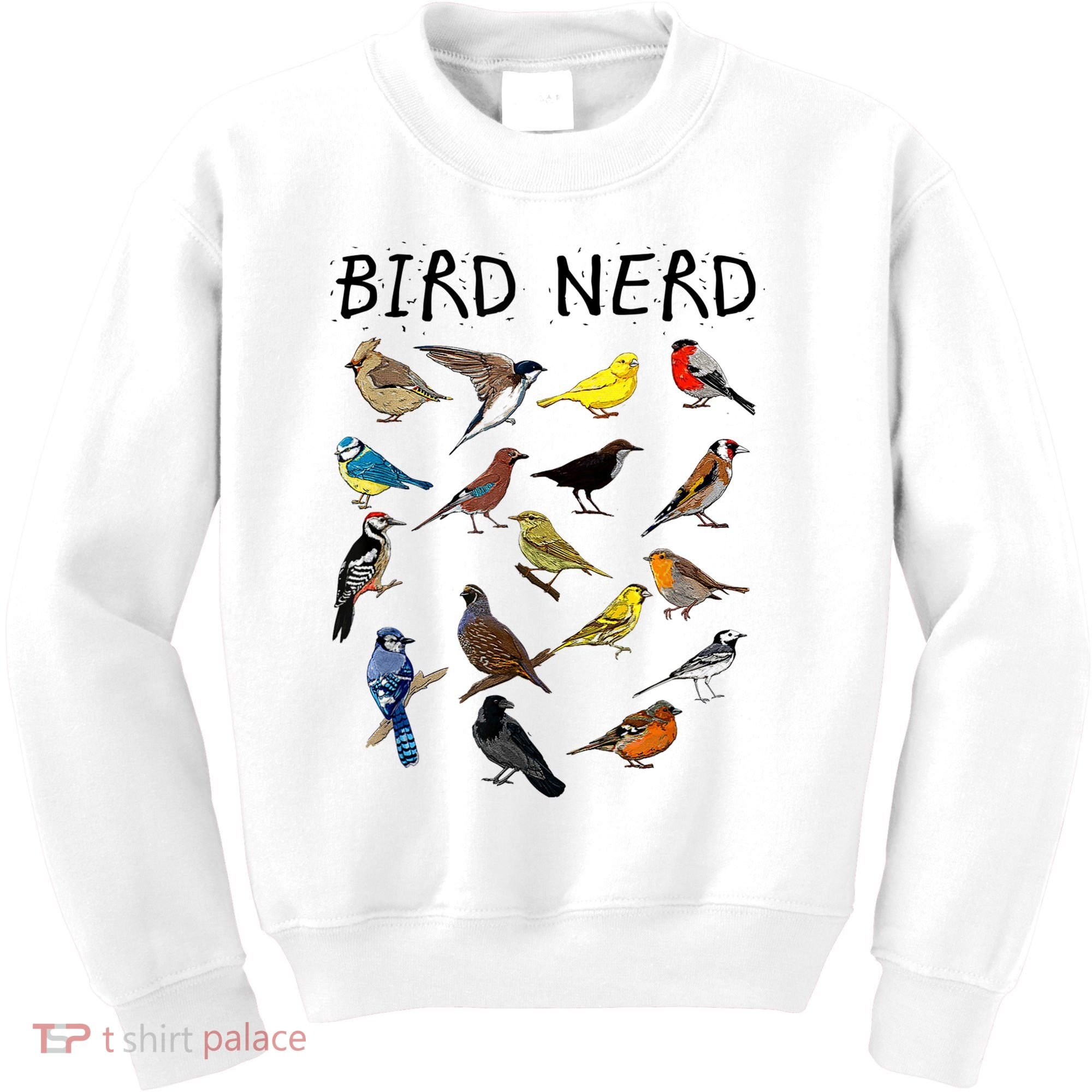 'Bird Nerd Different Kinds Of Bird' Gift Cute Bird Gift Kids Sweatshirt