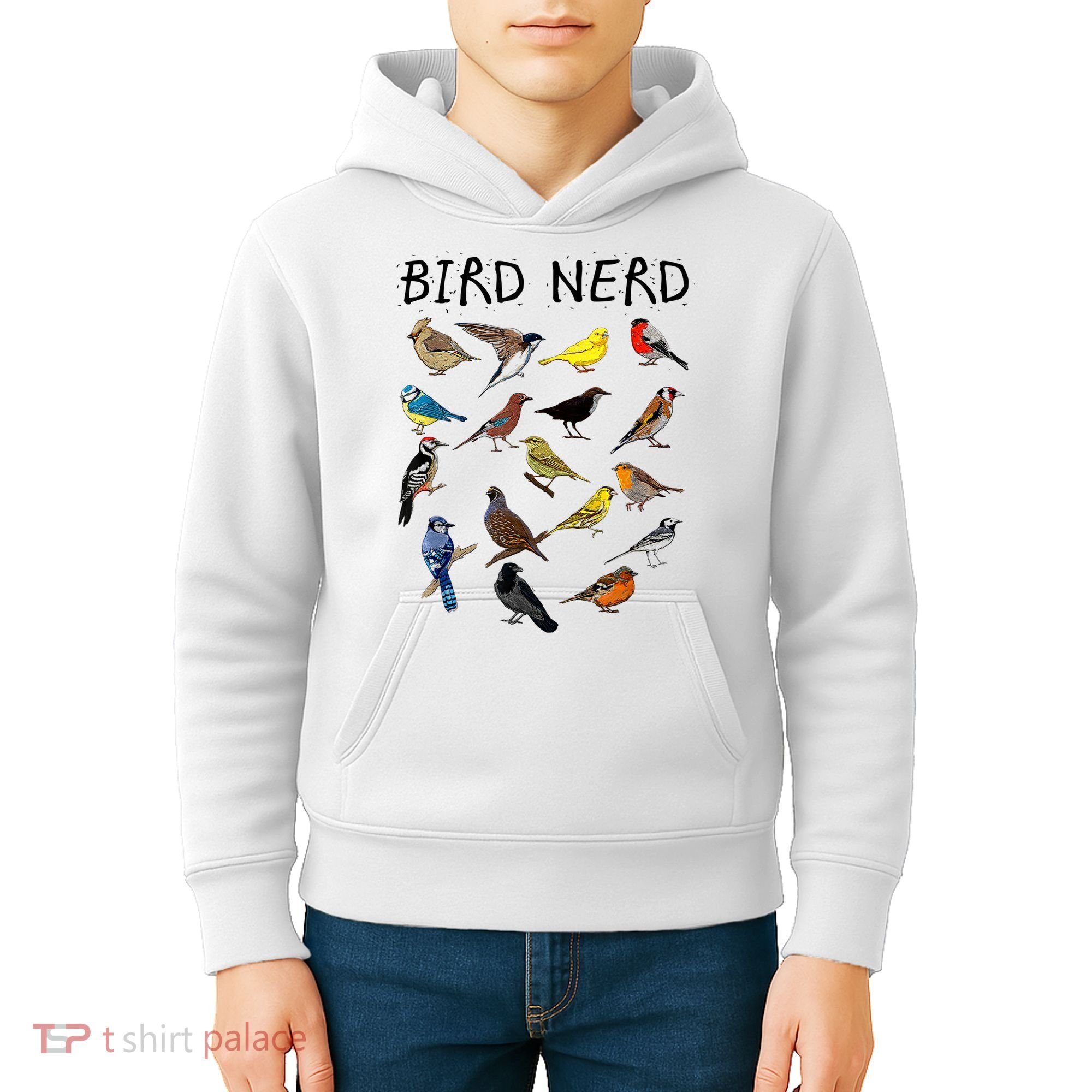 'Bird Nerd Different Kinds Of Bird' Gift Cute Bird Gift Kids Hoodie