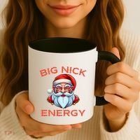 Big Nick Energy Funny Christmas Coffee Mug thumb 3
