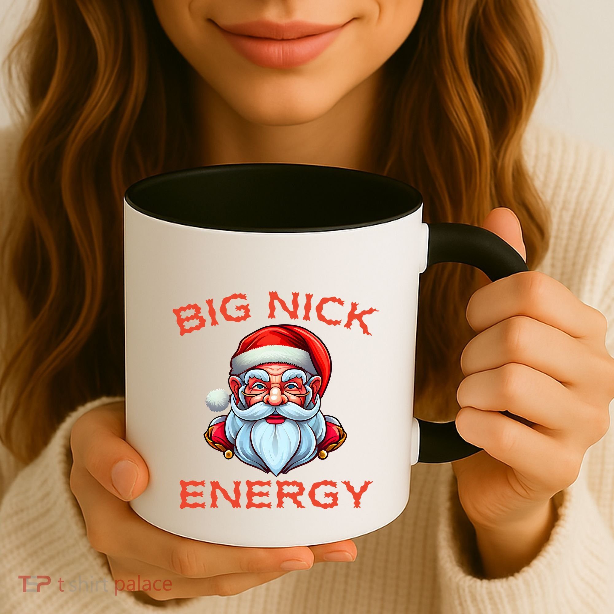 Big Nick Energy Funny Christmas Coffee Mug