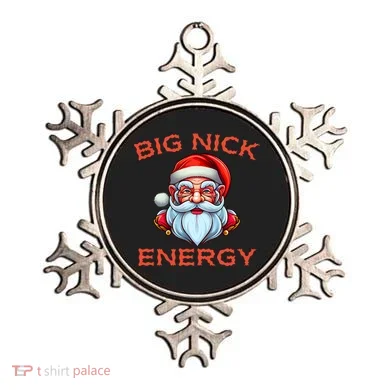 Big Nick Energy Funny Christmas Ornament