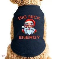 Big Nick Energy Funny Christmas Doggie Tank thumb 0