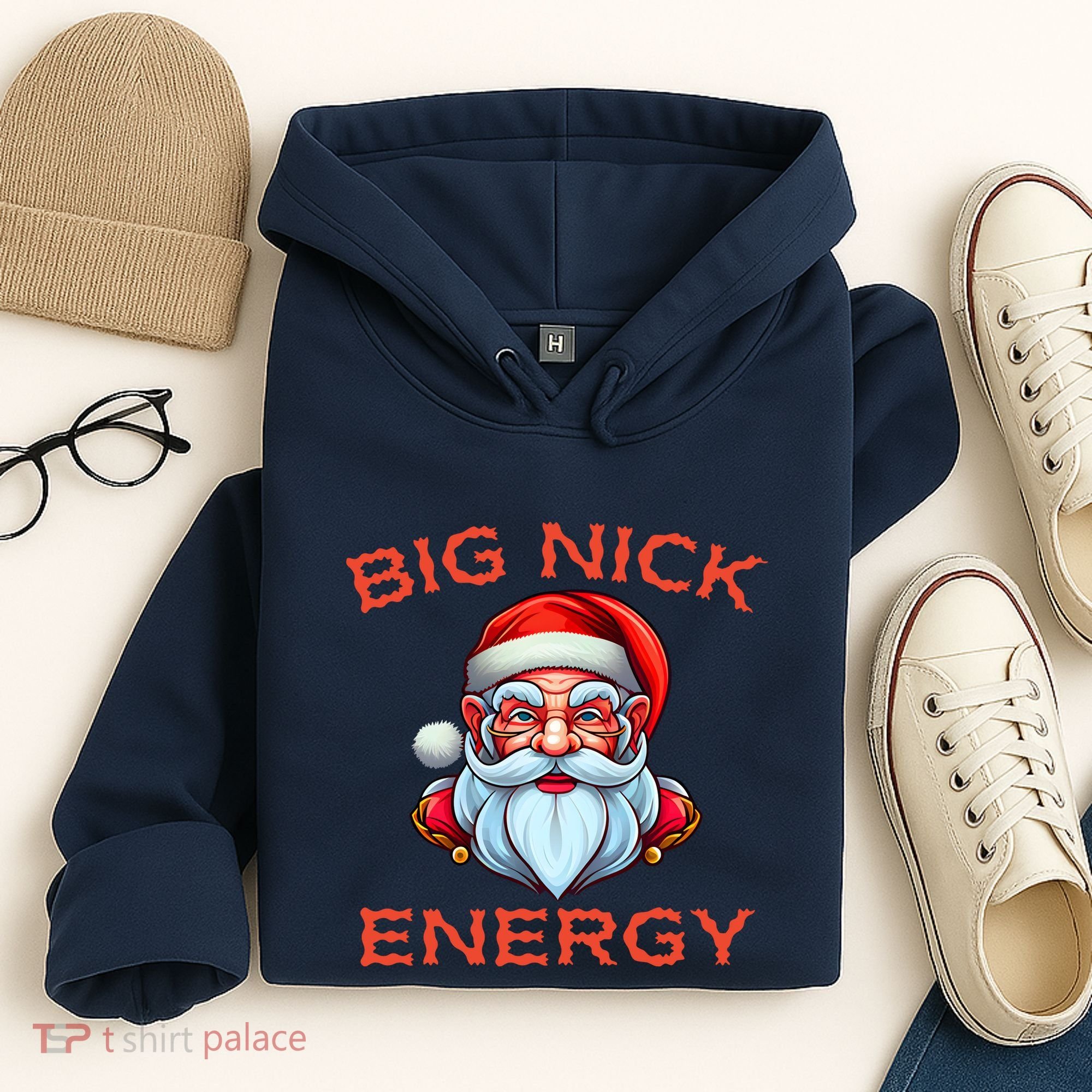Big Nick Energy Funny Christmas Hoodie