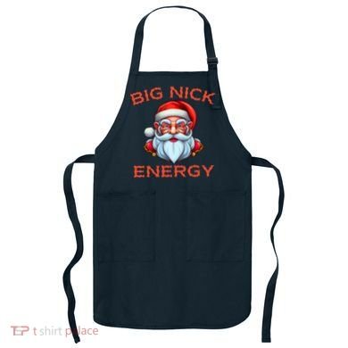 Big Nick Energy Funny Christmas Apron
