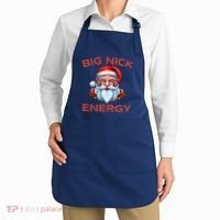 Big Nick Energy Funny Christmas Apron thumb 2