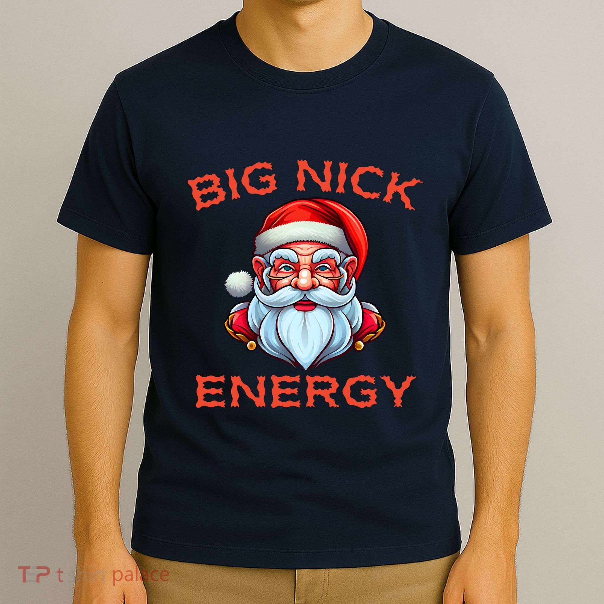Big Nick Energy Funny Christmas T-Shirt
