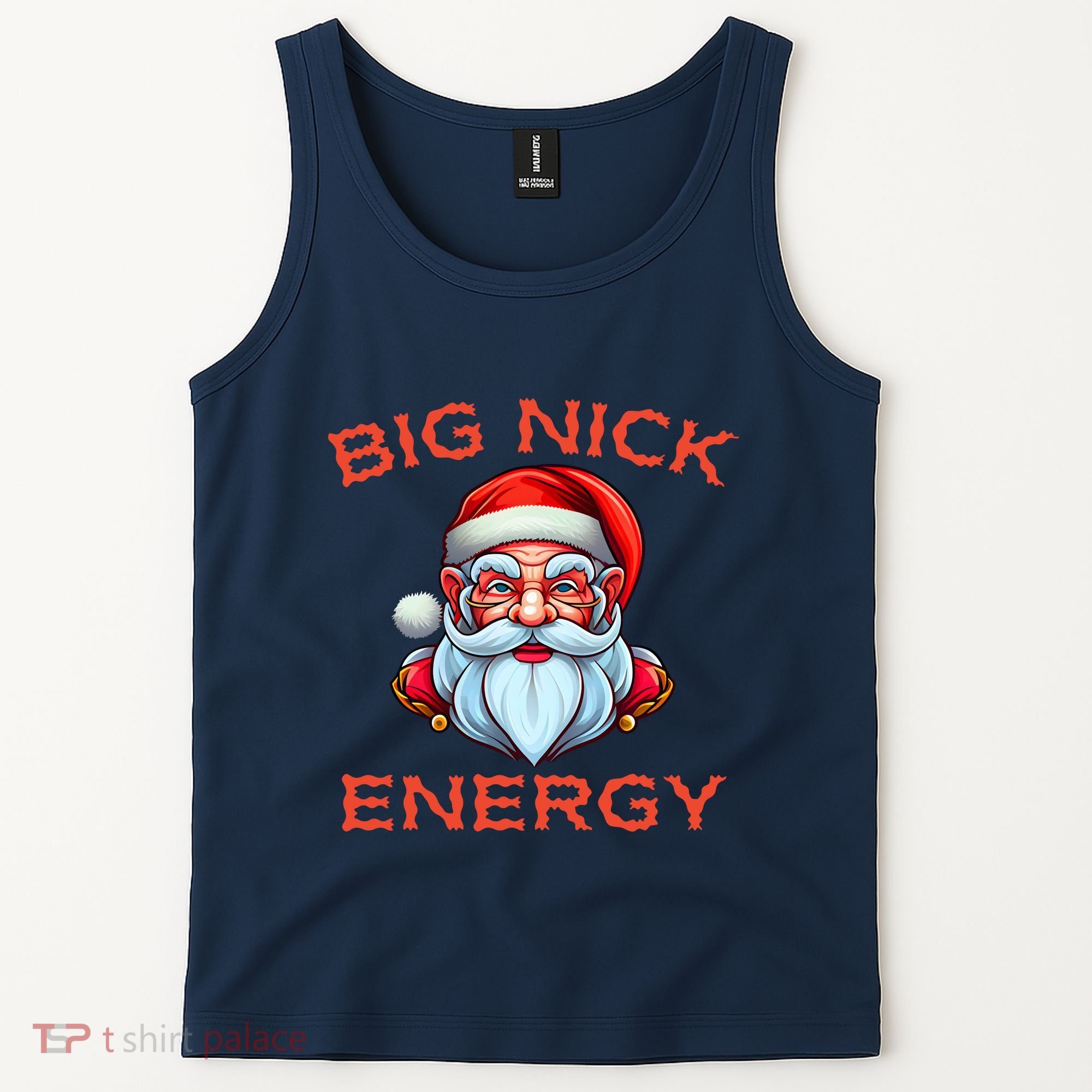 Big Nick Energy Funny Christmas Tank Top
