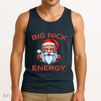 Big Nick Energy Funny Christmas Tank Top thumb 3