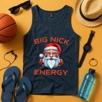 Big Nick Energy Funny Christmas Tank Top thumb 4