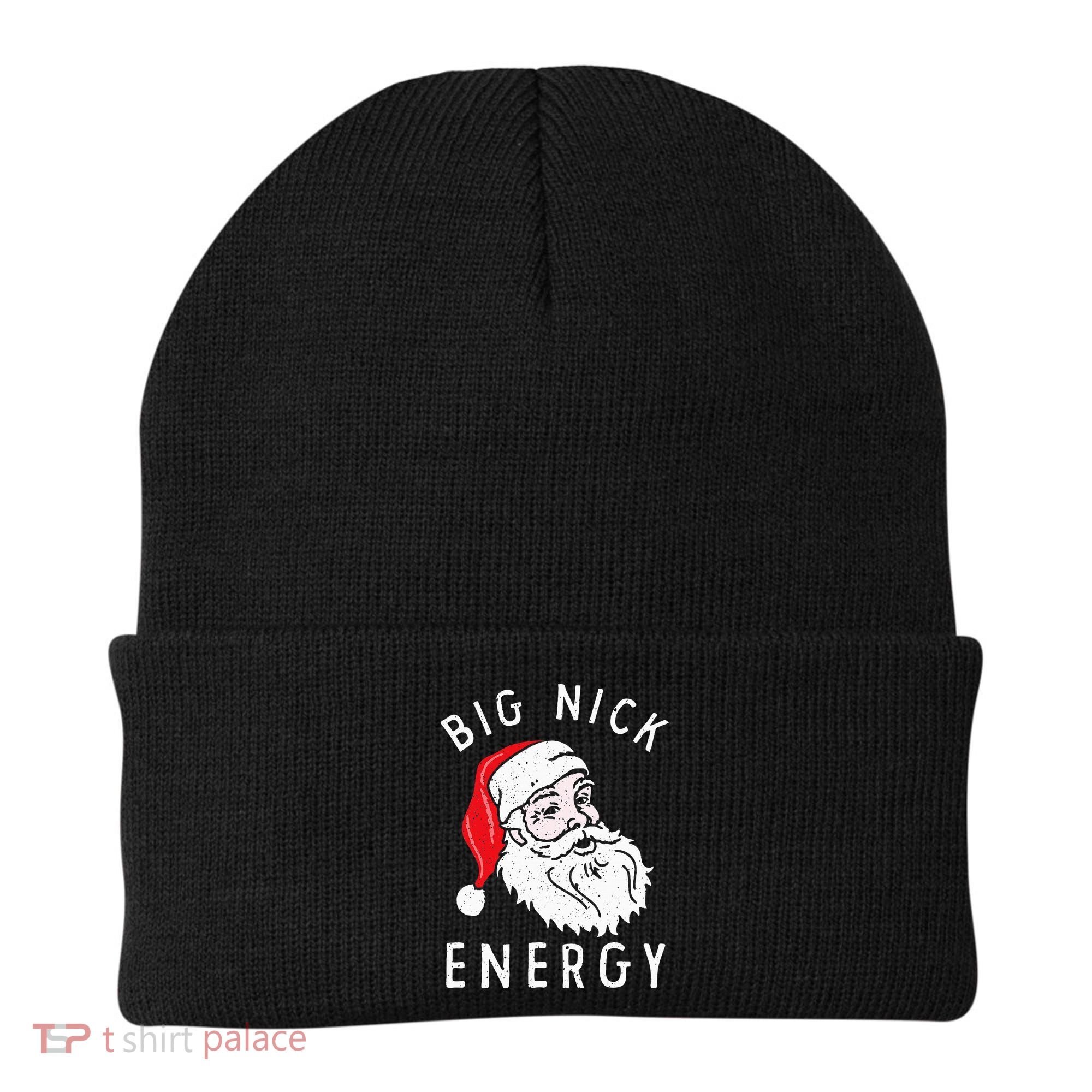 Big Nick Energy Funny Santa Christmas Family Matching  Beanie