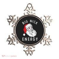 Big Nick Energy Funny Santa Christmas Family Matching  Ornament thumb 0