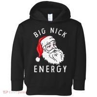 Big Nick Energy Funny Santa Christmas Family Matching  Toddler Hoodie thumb 0
