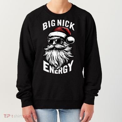 Big Nick Energy Funny Santa Christmas Women's Sweatshirt