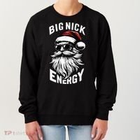 Big Nick Energy Funny Santa Christmas Women's Sweatshirt thumb 0